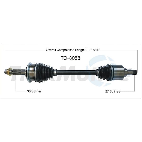 Surtrack Axle Cv Axle Shaft, To-8088 TO-8088 - main